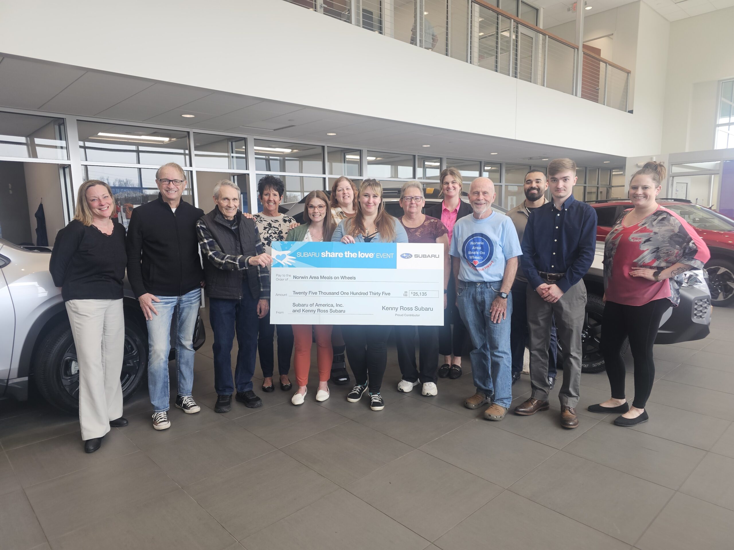 Norwin Area Meals on Wheels Kenny Ross Subaru Kenny Ross Cares